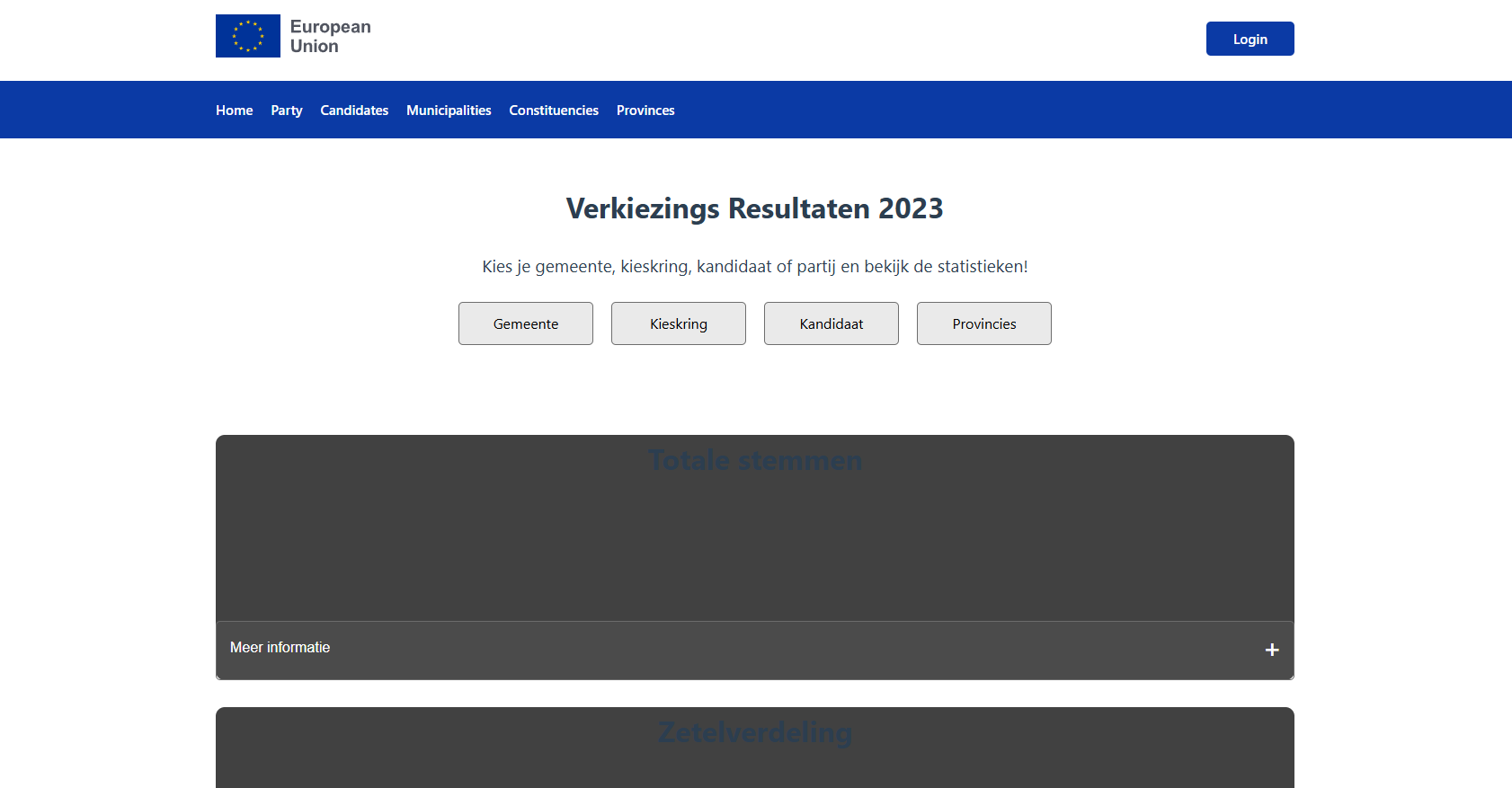 Election screenshot
